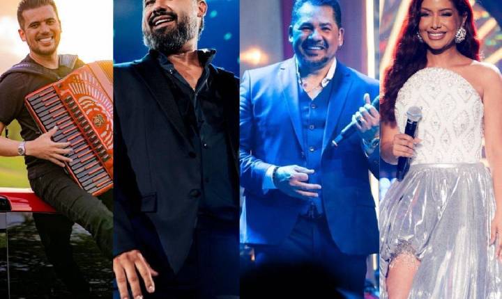 Luan Estilizado, Raí Saia Rodada, Zezo e Priscila Senna se apresentam no CTN, em São Paulo, no dia 24 de outubro