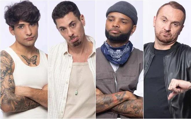 A Fazenda 16: Caue, Sacha, Zaac e Zé Love estão na roça