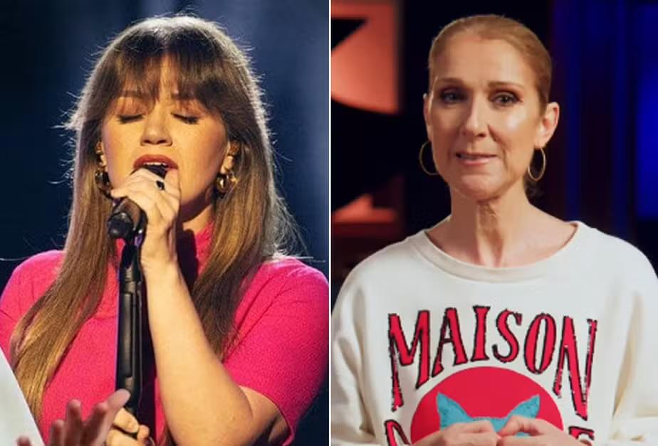 Céline Dion se emociona com Kelly Clarkson cantando música de 'Titanic'