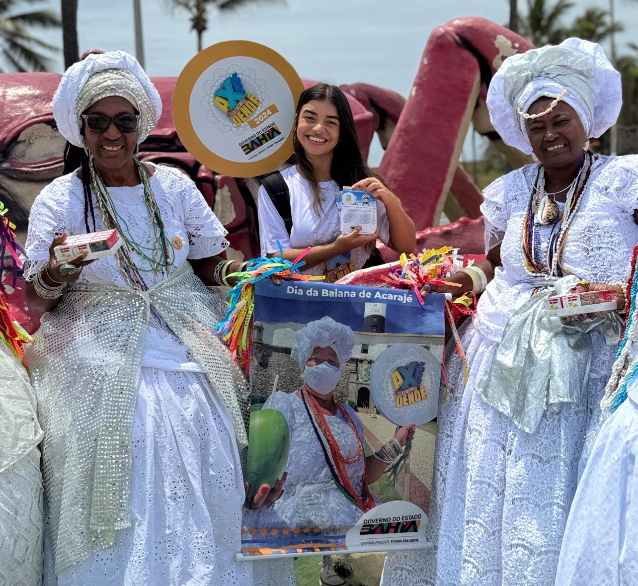Ação 'Axé com Dendê' Celebra a Cultura das Baianas de Acarajé em Salvador e Aracaju