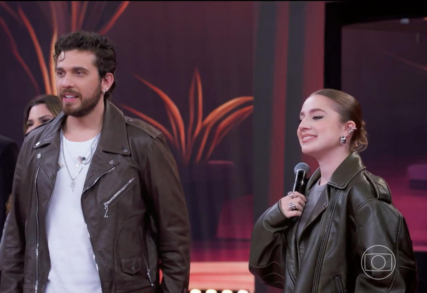 Giana participa do Domingão com Huck ao lado de Ana Castela e Gustavo Mioto