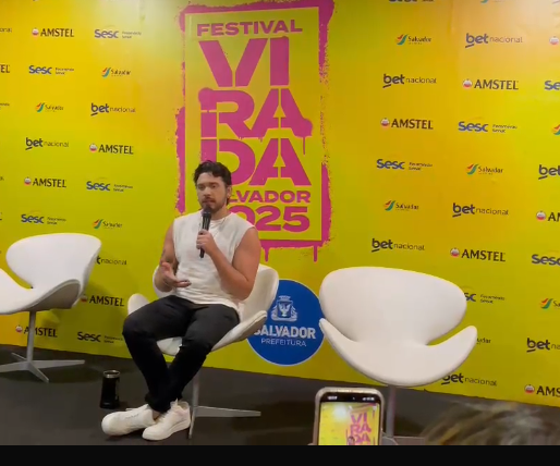 Durante o Festival da Virada em Salvador, Gustavo Mioto falou sobre os desafios e conquistas de sua carreira na música.
