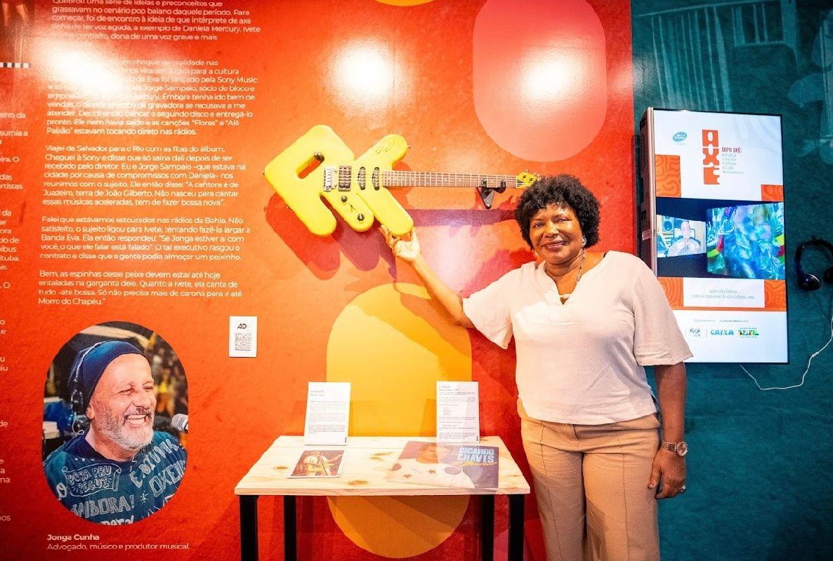 Ministra Margareth Menezes visita a CAIXA Cultural Salvador