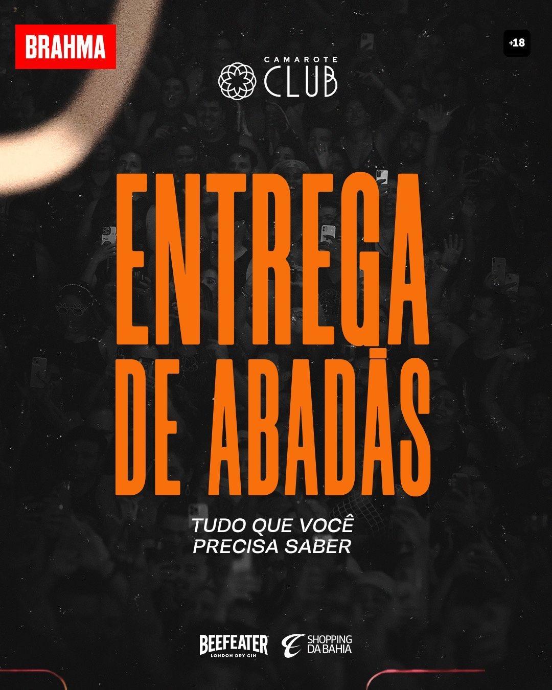 Camarote Club anuncia entrega dos abadás* _Entregas vão acontecer em dias e horários especiais