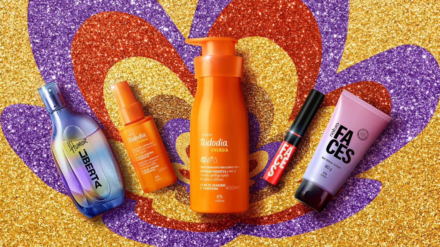 CARNAVAL: NATURA APRESENTA OS PRODUTOS IDEIAS PARA CURTIR A FOLIA