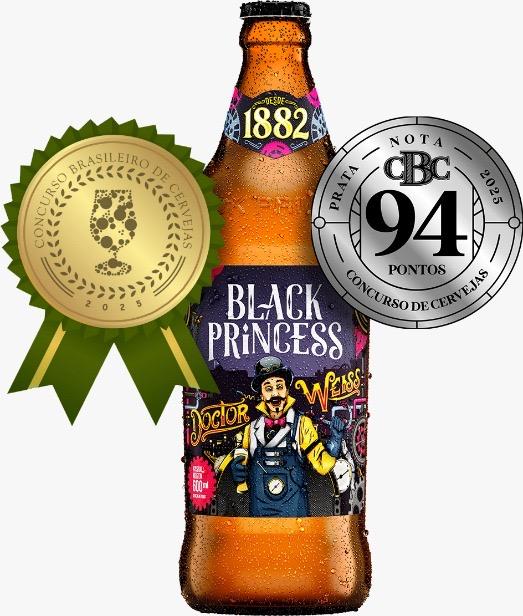 Cervejas especiais da linha Black Princess conquistam três medalhas em Concursos de cerveja em SC