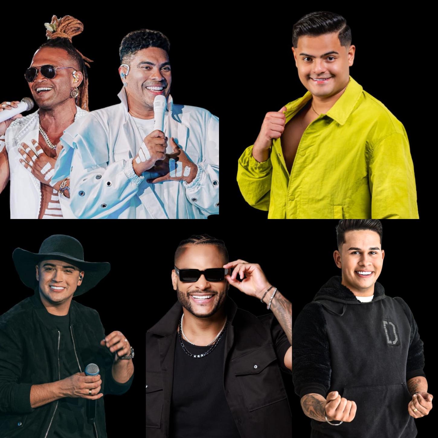 Timbalada, Tony Sales, Heitor Costa, Natanzinho Lima e Kaelzinho Ferraz são atrações da festa 