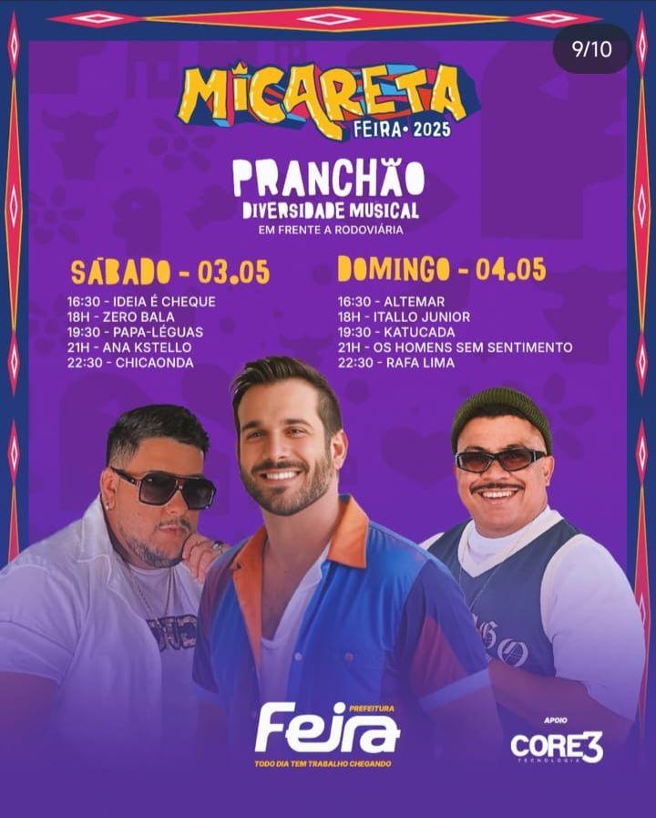 Banda Papa se apresenta na Micareta de Feira neste sábado (3 de maio)