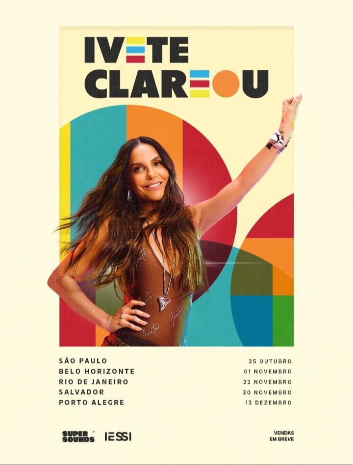 Ivete Clareou’: Ivete Sangalo lança turnê inédita para celebrar o samba