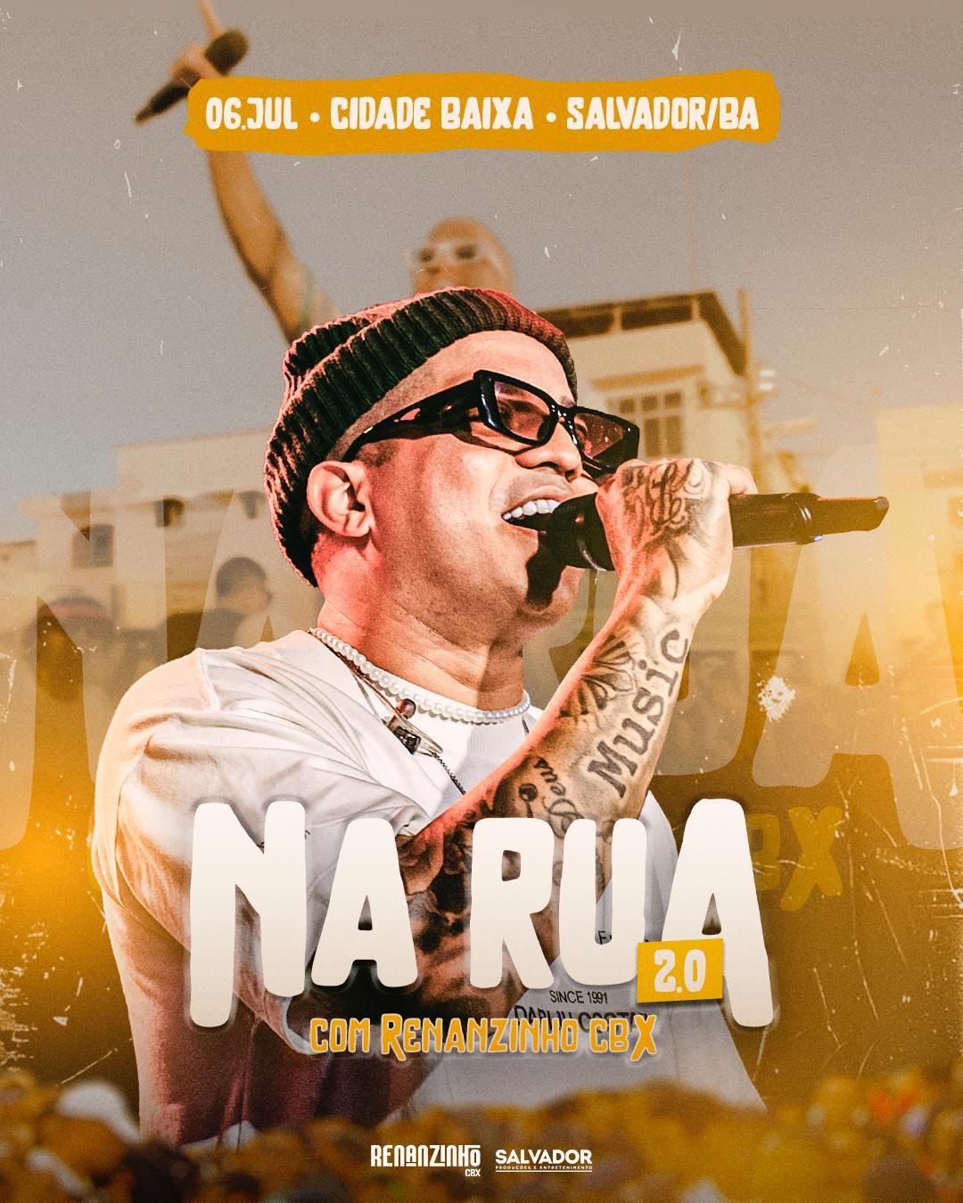 Na Rua com Renanzinho CBX 2.0: artista grava audiovisual gratuito na Cidade Baixa