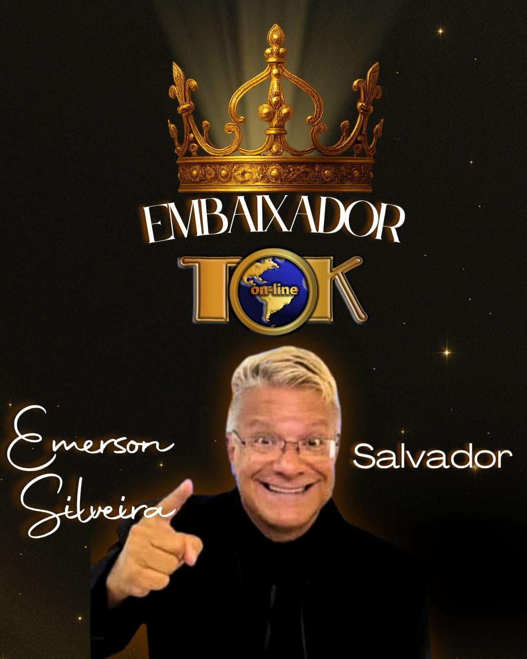 Emerson Silveira: Embaixador de Salvador pelo Grupo TOK de Empreendedorismo