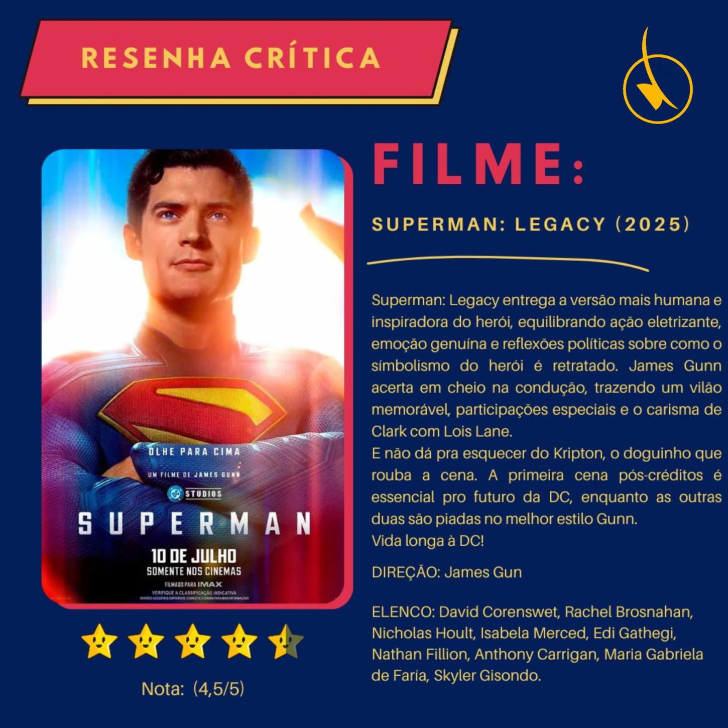Superman: Legacy – Um Sopro de Esperança
