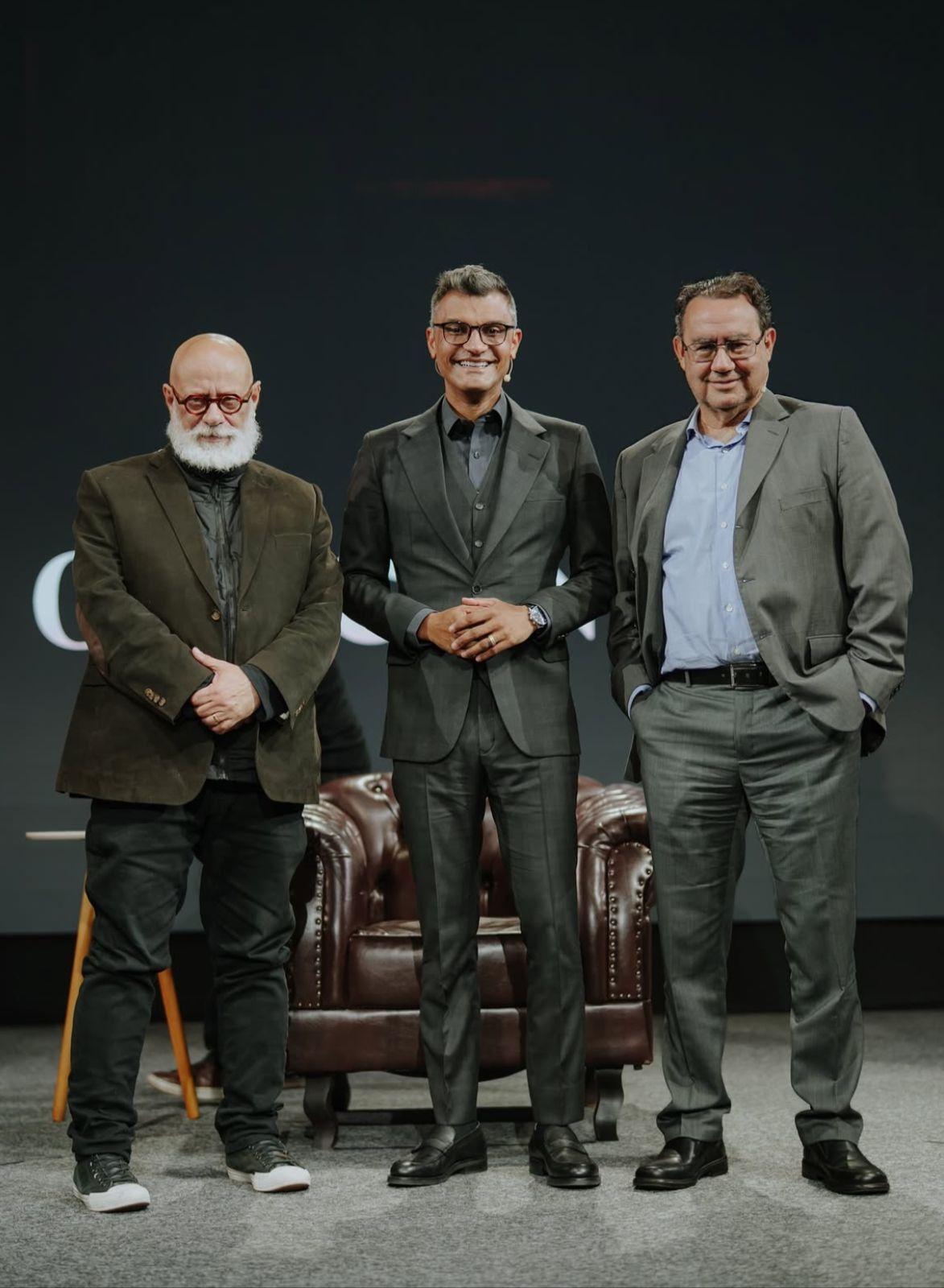 Tiago Brunet realiza primeira edição de “O Encontro” em Alphaville ao lado de Augusto Cury e Luiz Felipe Pondé