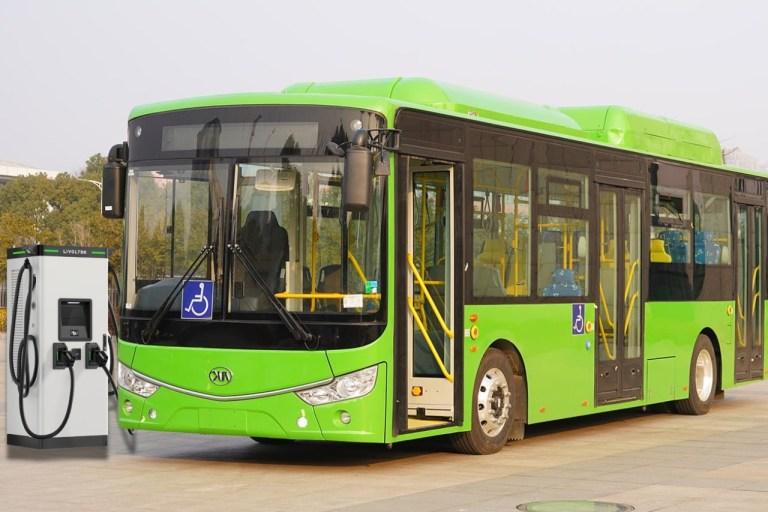 Expresso Luxo Vitória testa ônibus elétrico Ankai com carregador Livoltek no transporte metropolitano de Salvador (BA)