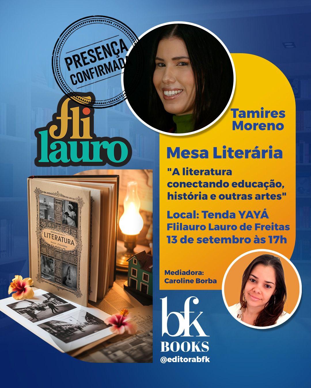 BFK Books promove Mesa Literária na Flilauro 2025