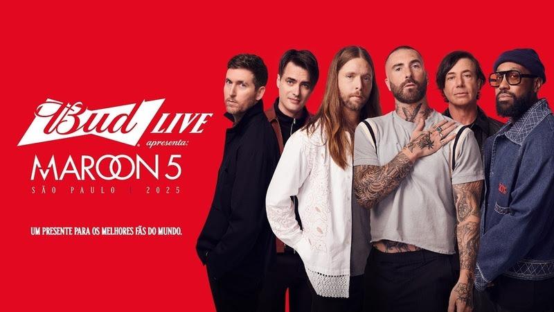 Bud Live estreia com Maroon 5 em show exclusivo para fãs brasileiros