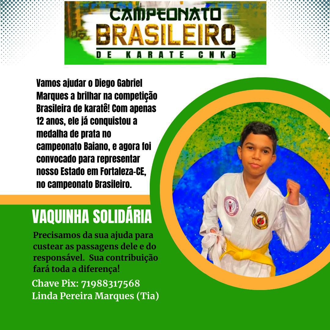 Diego Gabriel Marques: Um Exemplo de Dedicação e Talento!