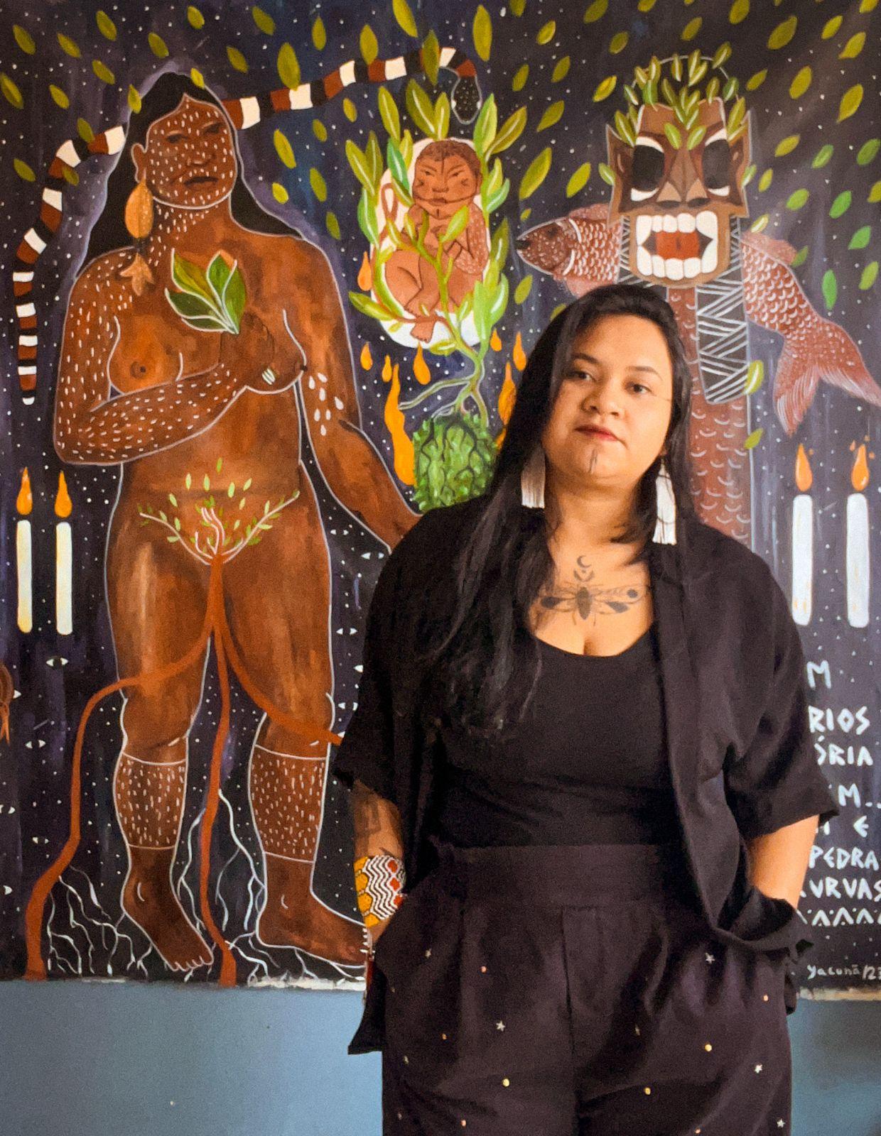 CAIXA Cultural Salvador promove oficina de arte indígena com Yacunã Tuxá