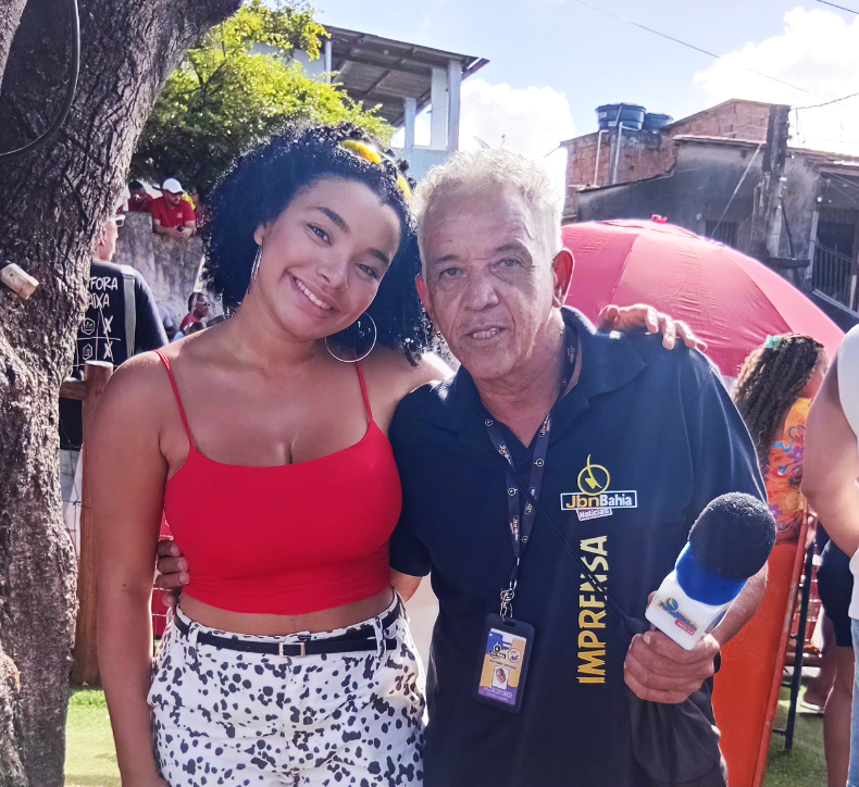 Exclusivo: Clara Castro fala ao JBN Bahia nos bastidores da Festa do GG, na Boa Vista do Lobato