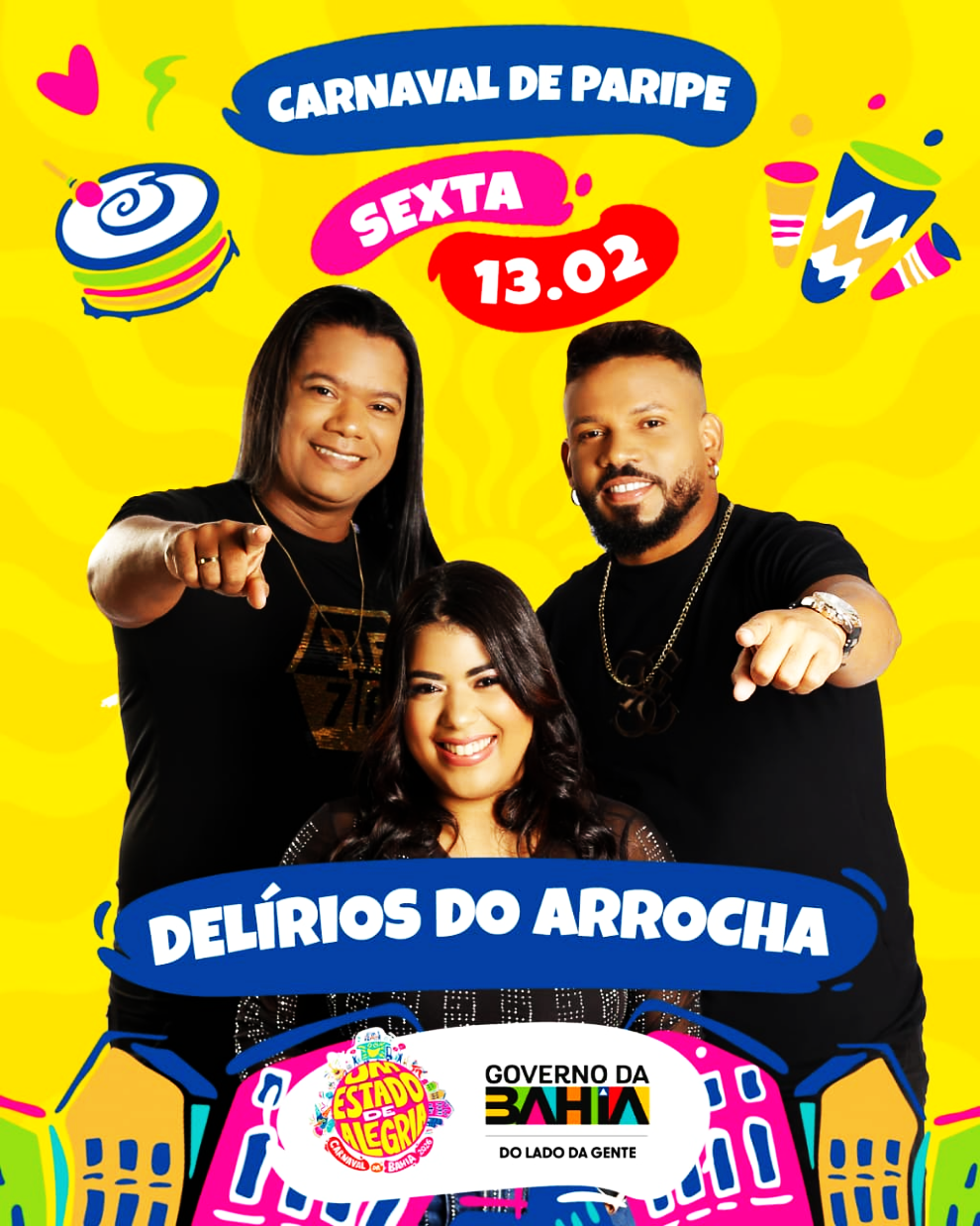 Delírios do Arrocha Agita Carnaval de Paripe Hoje!