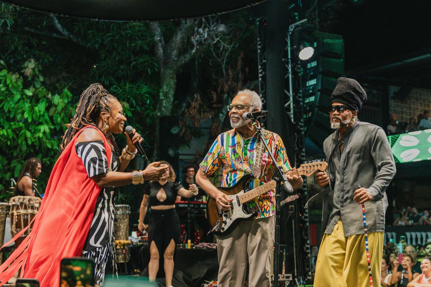 Margareth Menezes reúne Gilberto Gil, Carlinhos Brown e sete blocos afros da Bahia em noite mágica