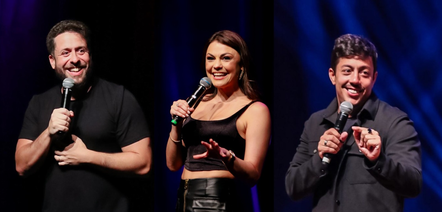 Mauricio Meirelles, Renato Albani e Bruna Louise dominam o riso no Brasil