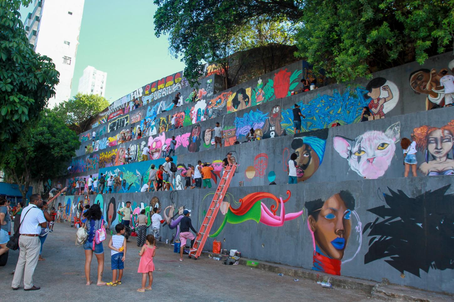 Arte urbana movimenta Salvador e fortalece a comunicação popular no Festival BTC 2026