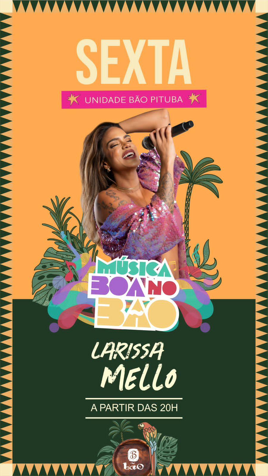 Cantora Larissa Mello se apresenta em Salvador nesta sexta (13)