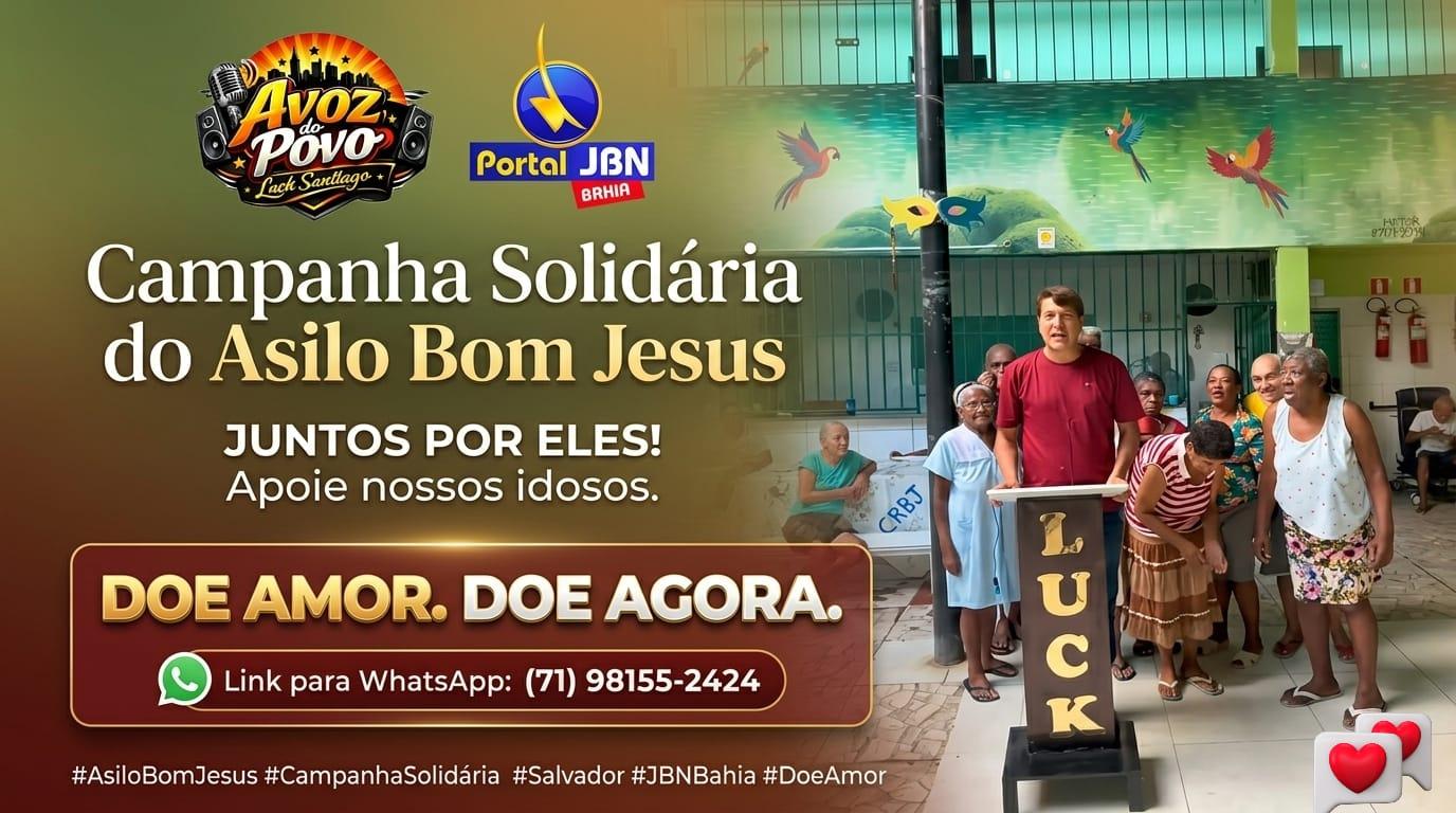 JBN BAHIA | A VOZ DO POVO Asilo Bom Jesus, no subúrbio de Salvador, pede socorro e mobiliza campanha solidária