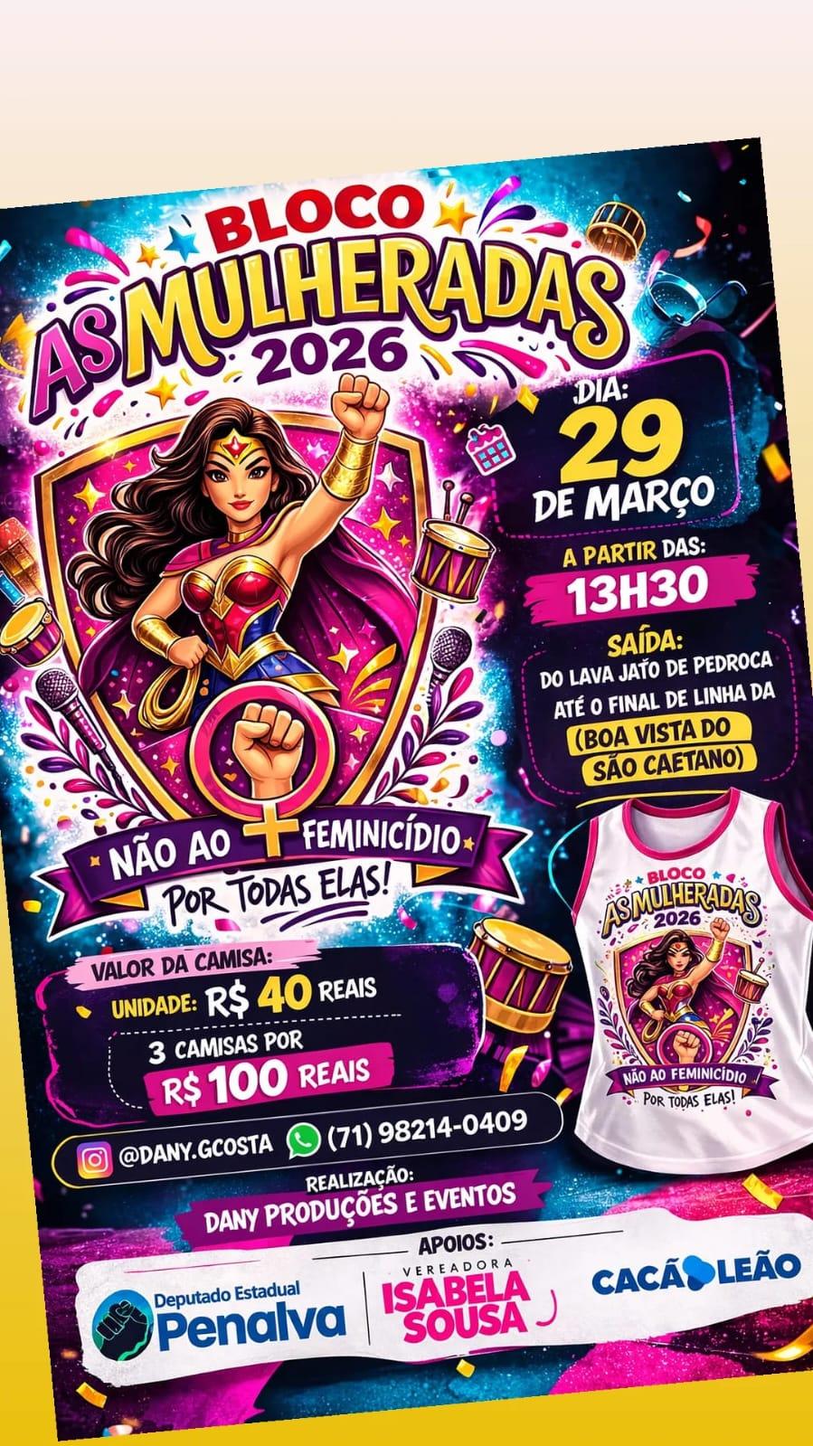 SÓ ELAS! Após 4 anos, “As Mulheradas” estão de volta e prometem parar Boa Vista de São Caetano!!!