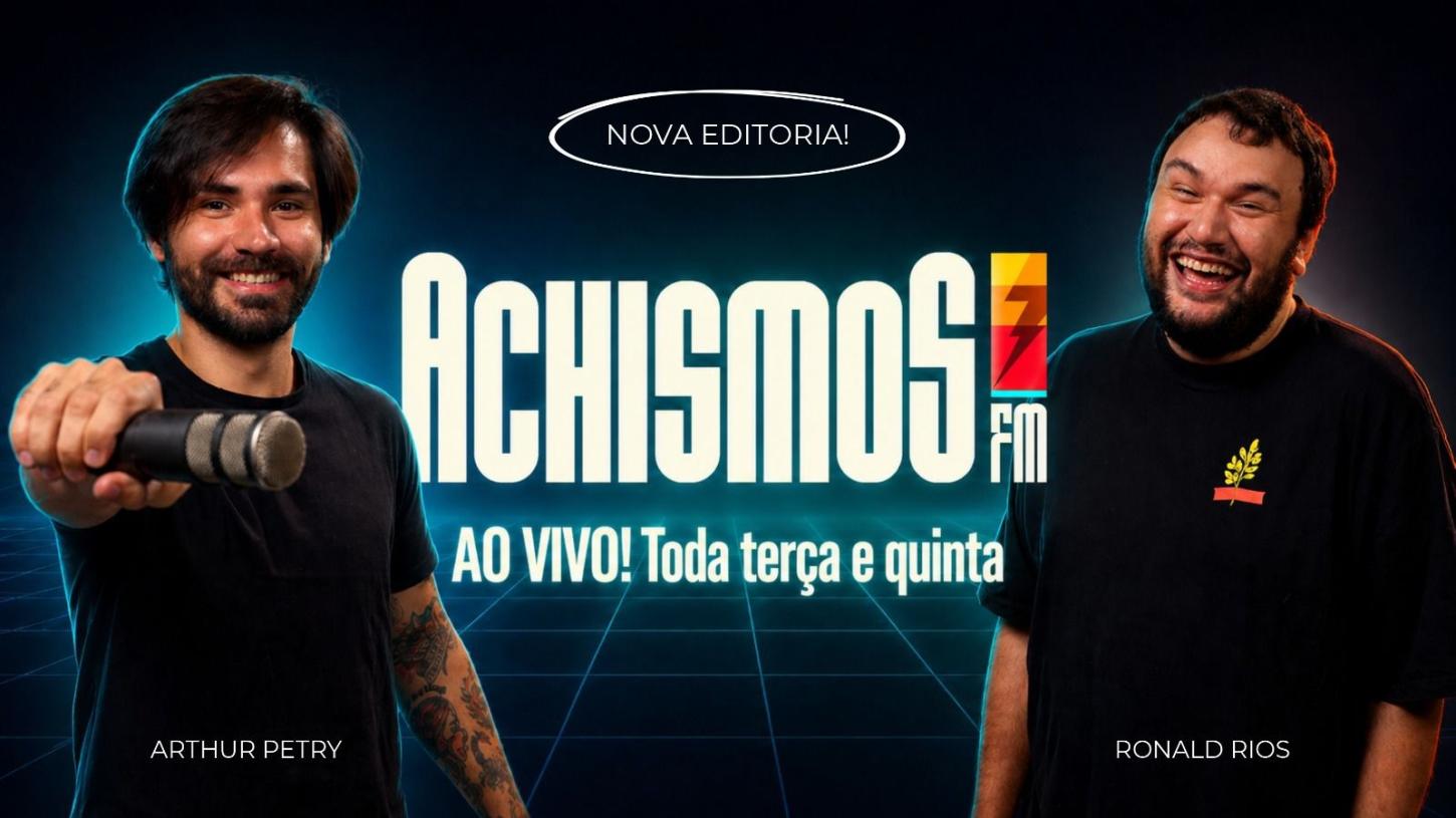 Achismos TV lança “Achismos FM” e amplia presença como um dos maiores hubs independentes de entretenimento do Brasil