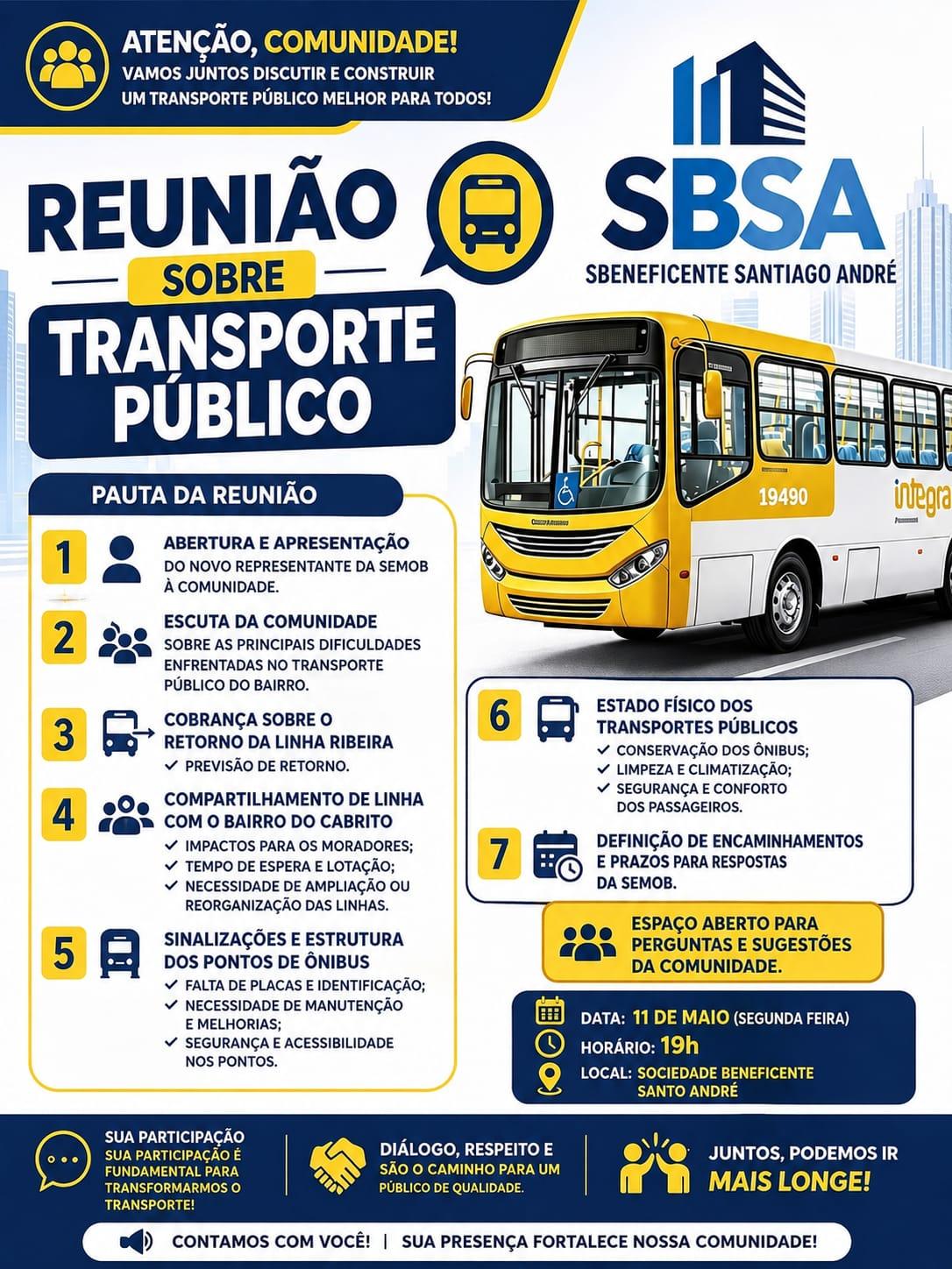 Associação de Moradores da Boa Vista do Lobato convoca reunião para cobrar melhorias no transporte público
