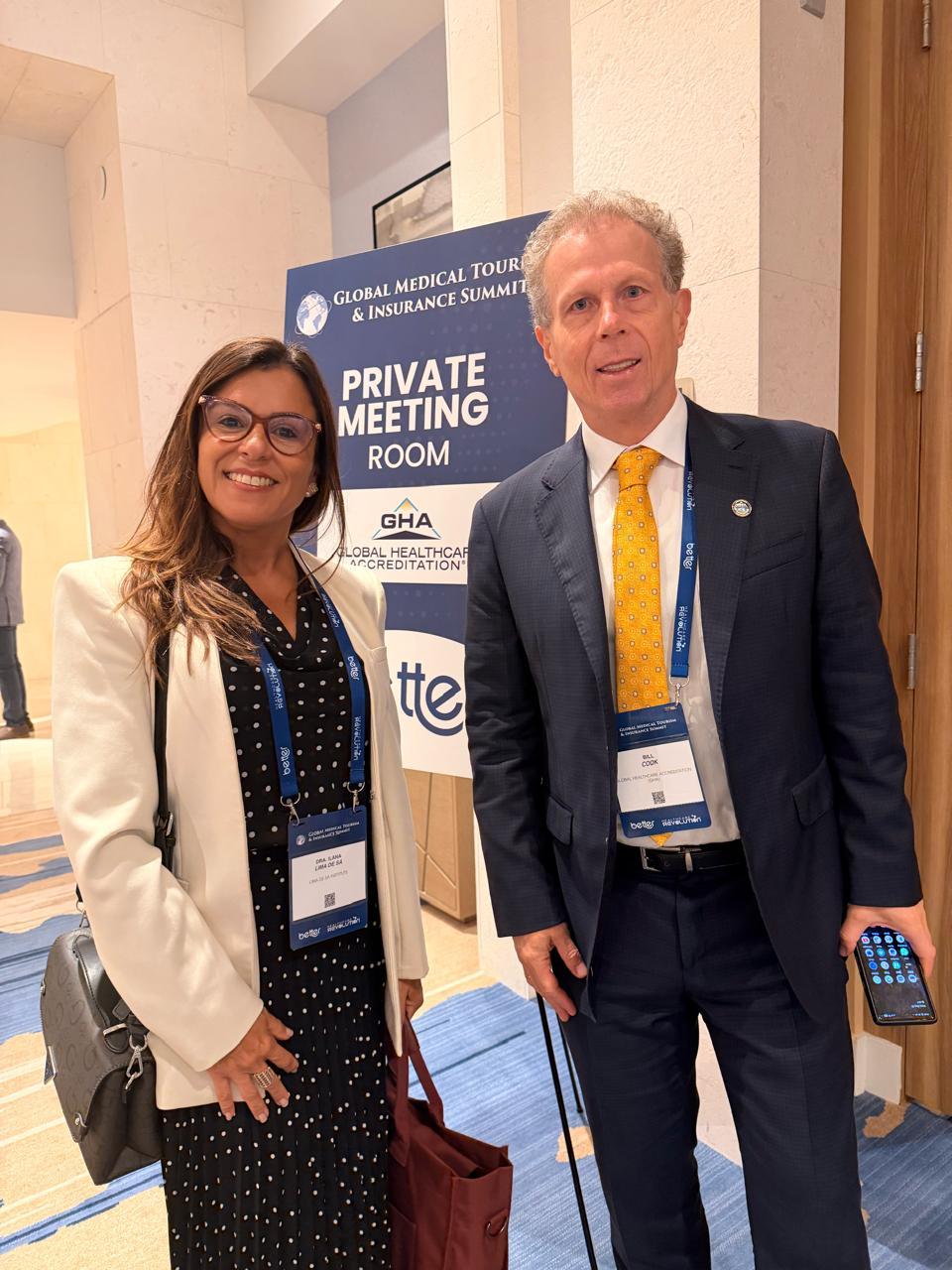 Ilana Lima de Sá participou de summit global sobre turismo médico em Palm Beach