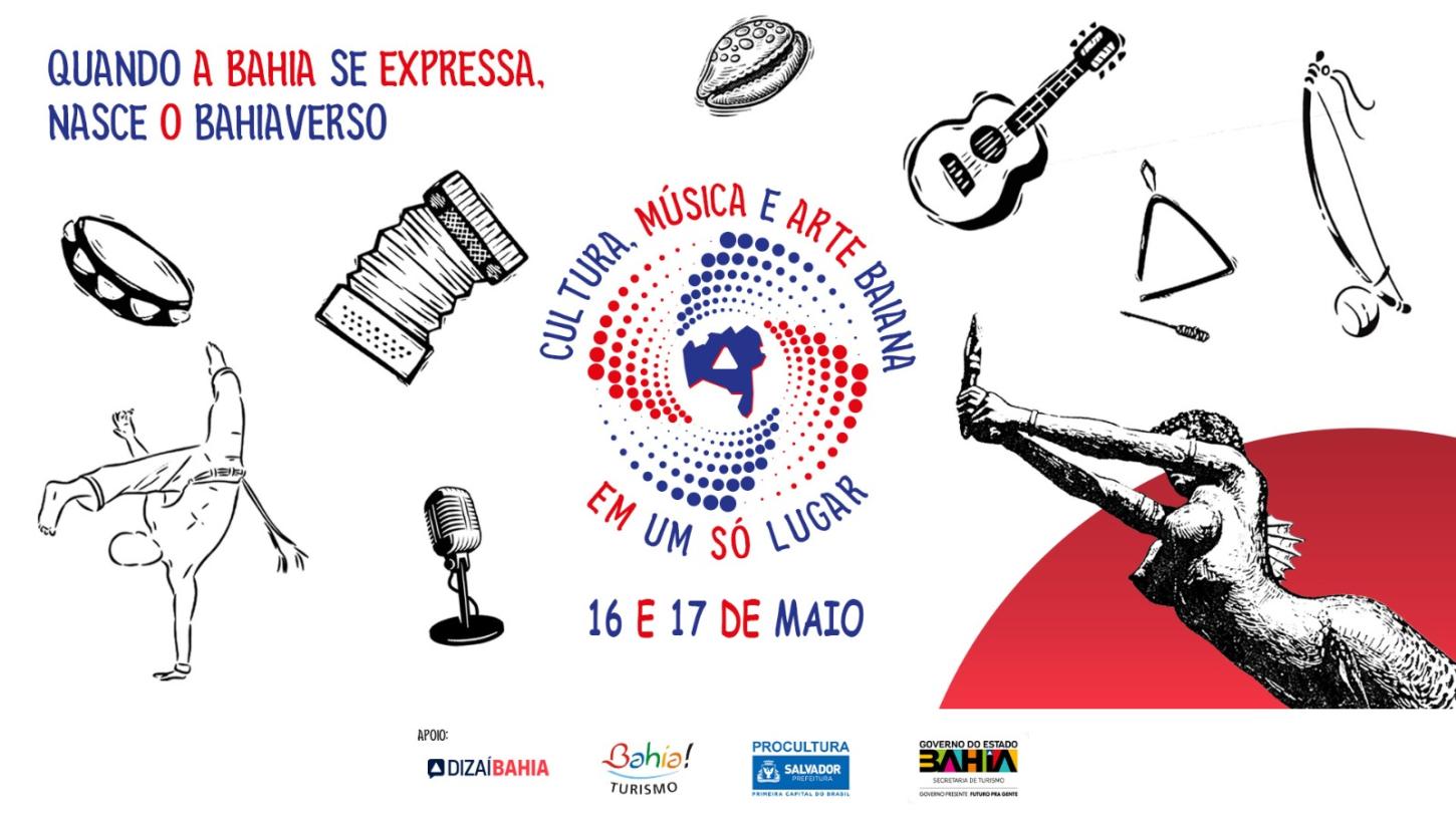 Primeira edição do Festival Bahia Verso acontece nos dias 16 e 17 de maio em Salvador