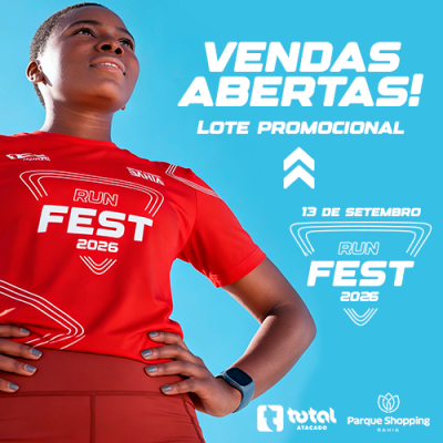 Run Fest 2026 promete unir esporte, lazer e entretenimento em Lauro de Freitas