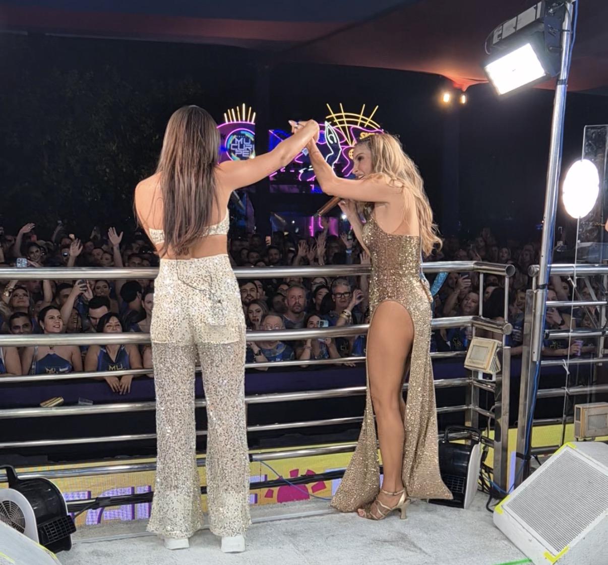 Claudia Leitte recebe a Levada Louca para dueto no Fortal 