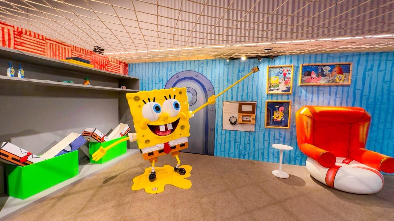Exposição imersiva e inédita de Bob Esponja abre ao público nesta quinta-feira (16) no Salvador Shopping