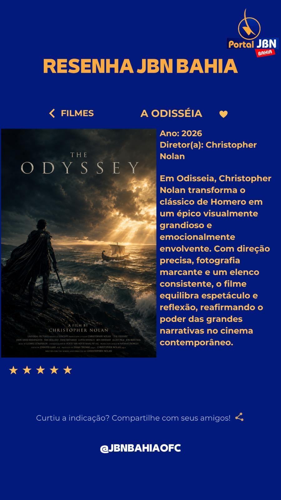 Filme: ''Odisséia''