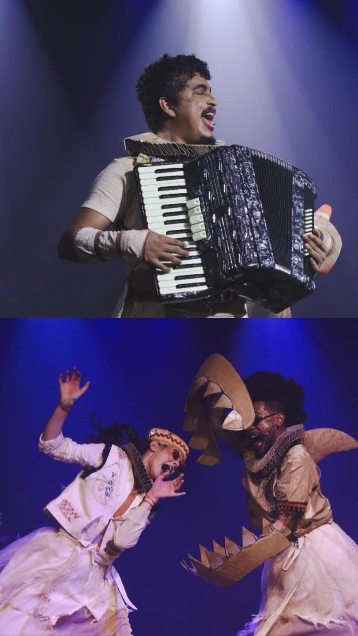 Inspirado no texto “Se os tubarões fossem homens”, de Bertolt Brecht, o musical transforma a obra em uma fábula sensível e divertida