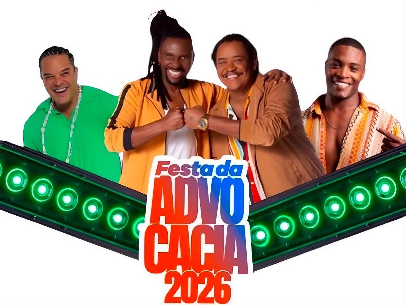 É o Tchan, Uel e Negra Cor comandam a Festa da Advocacia 2026