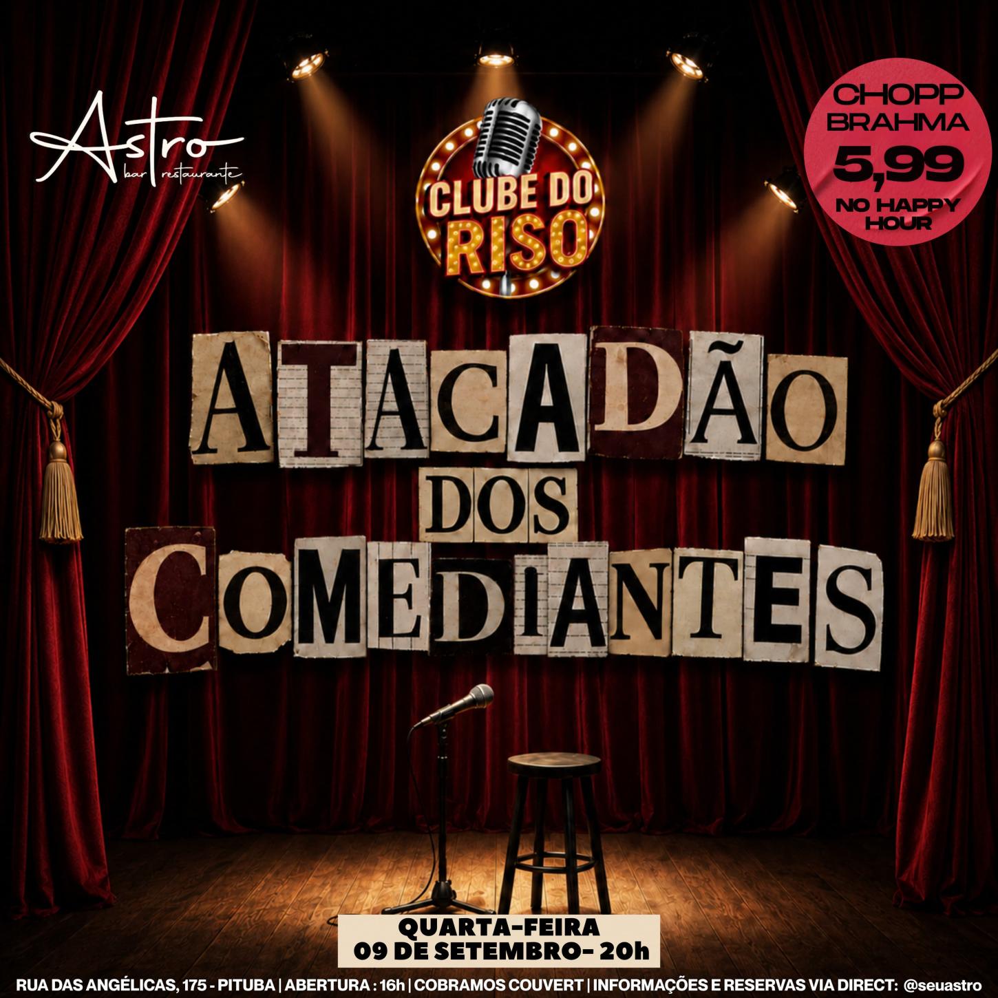 Uma noite de muita risada : Atacadão dos Comediantes