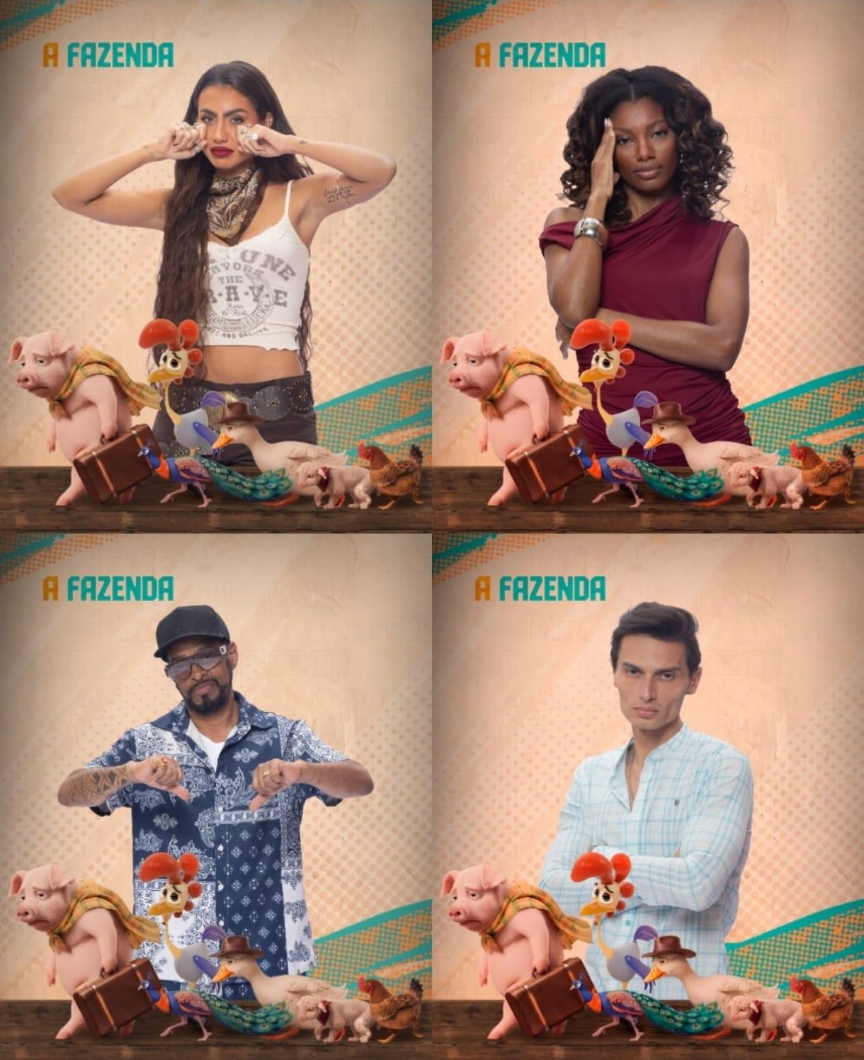 CATHERINE x TINA x THAÍDE x GABRIEL ESTÃO NA ROÇA