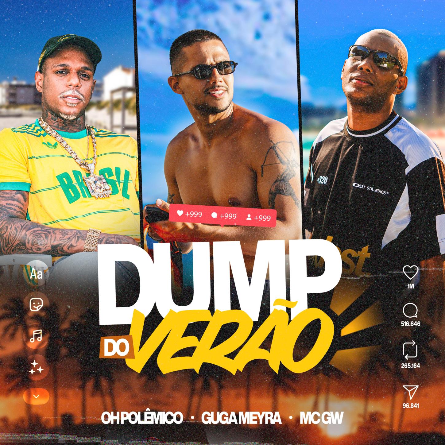 OH POLÊMICO E MC GW SÃO OS CONVIDADOS DE GUGA MEYRA NA FAIXA “DUMP DO VERÃO”