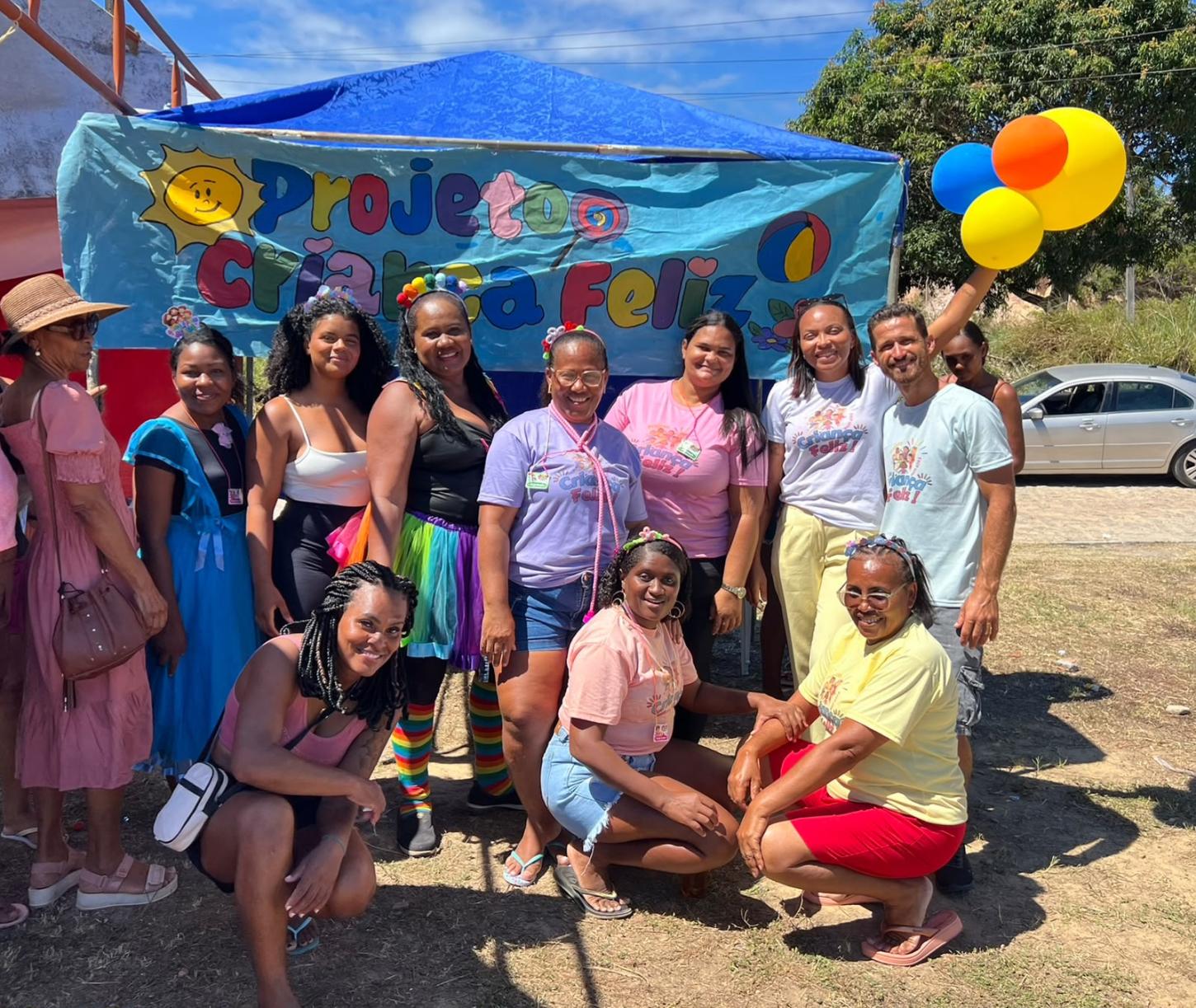 Voluntários do Projeto Criança Feliz