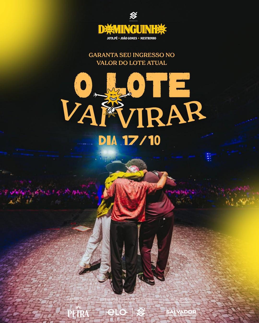 Projeto Dominguinho anuncia virada de lote dia 17 de outubro