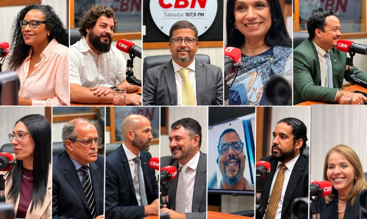 Ana Patrícia e Filipe Vieira recebem candidatos ao Quinto Constitucional em edição especial do CBN Seus Direitos