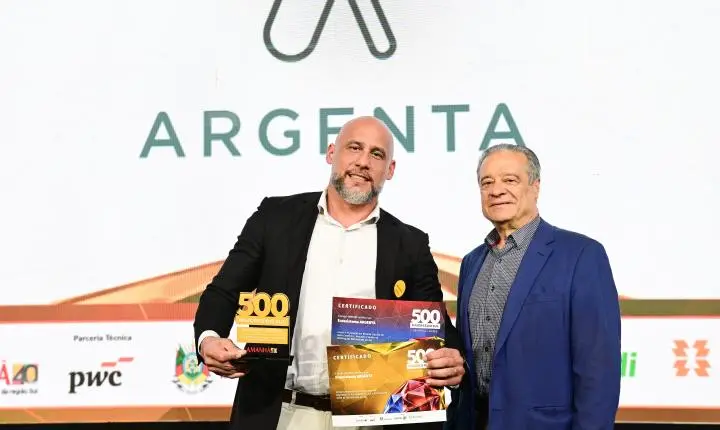 Argenta lidera receita líquida entre as maiores do Sul