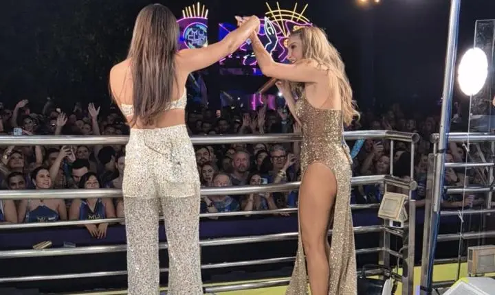 Claudia Leitte recebe a Levada Louca para dueto no Fortal 