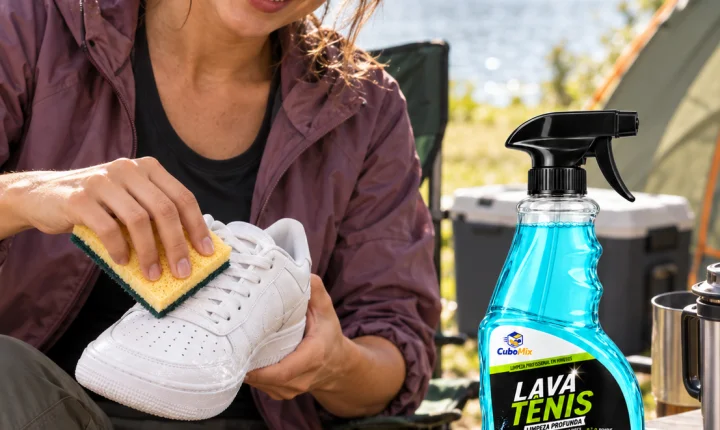 CuboMix lança Lava Tênis de 500 ml para limpeza de calçados