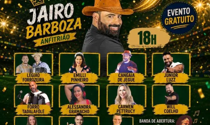 Em clima de Copa do Mundo e reunindo um time de forrozeiros, terceira edição do 